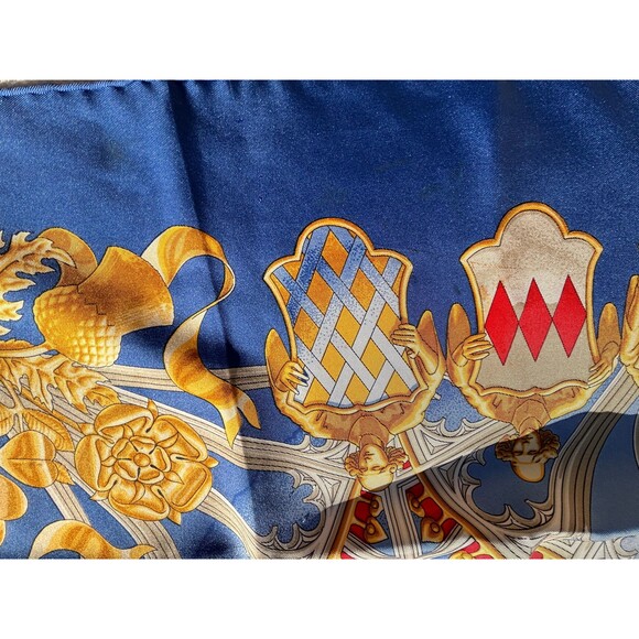 Hermes Silk Scarf British Heraldry Design by Rybal - Picture 8 of 10